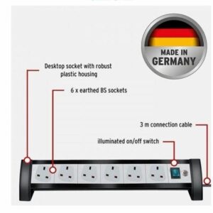 Brennenstuhl Premium Line 6-Way Power Strip