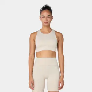 High Coverage Racer Back Bra - Silver Lining XS,S,L,XL
