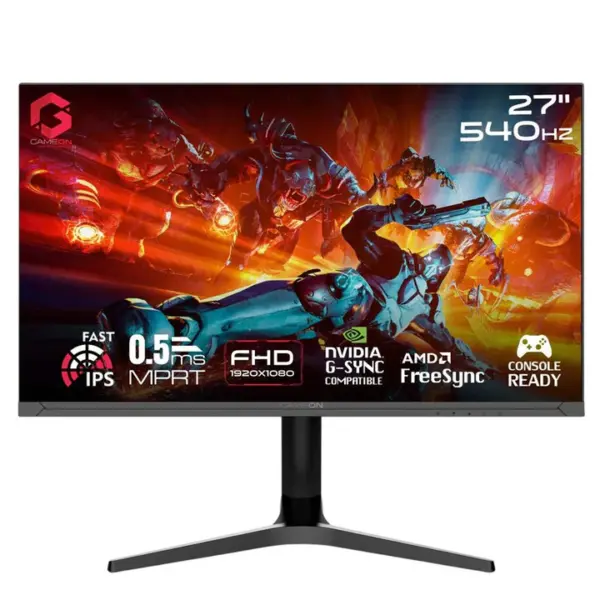 GAMEON Titan Pro X Series 27" FHD, 540 Hz, MPRT 0.5 ms, HDMI 2.1, Fast IPS Gaming Monitor (Support PS5) - Black