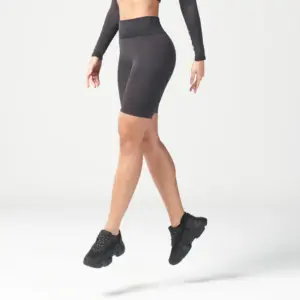 Infinity Stripe Seamless Shorts - Black XS,S,M,L,XL