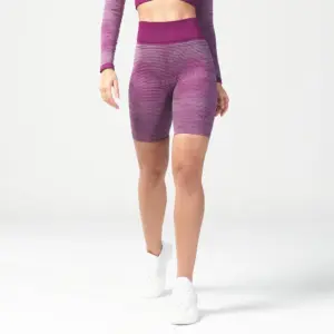 Infinity Stripe Seamless Shorts - Dark Purple S,M,L,XL