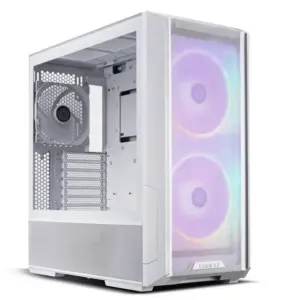 LIAN LI Lancool 216 RGB Mid Tower Gaming Case - White