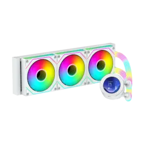 GAMEON - KRAKEN N360 LCD Display Liquid CPU Cooler 360mm With ARGB Tube - White