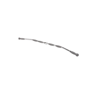 BU Lat bar chrome 120cm PU grip