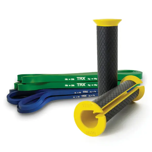 TRX Bandit, Two handles, pairs with Strength Bands (not included) for Home Gyms, Strength Training, and Intensifying Workouts