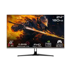 GAMEON GOPS24180IPS Pro Series 24" FHD, 180Hz, MPRT 0.5ms, HDMI 2.1, IPS Gaming Monitor (Supports PS5) - Black