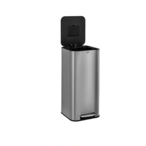 5Five 30ltr Metal Square Garbage Bin