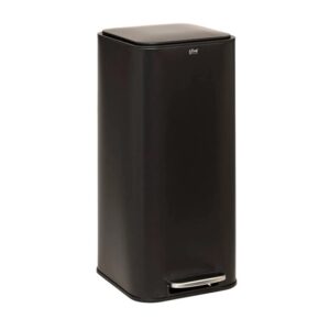 5Five 30ltr Metal Square Garbage Bin