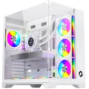 GAMEON Valkyrie I Series Mid Tower Gaming Case (7 ARGB Fans Included)