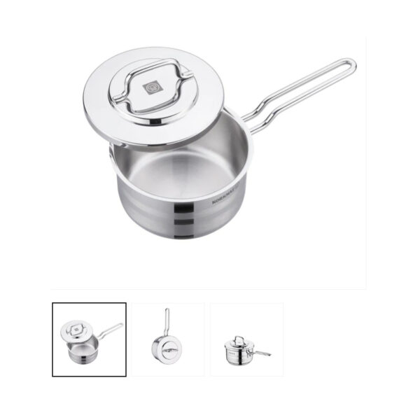 Korkmaz ASTRA2 SAUCEPAN W/LID 16X9 CM - 1.8LTR Made in Turkey