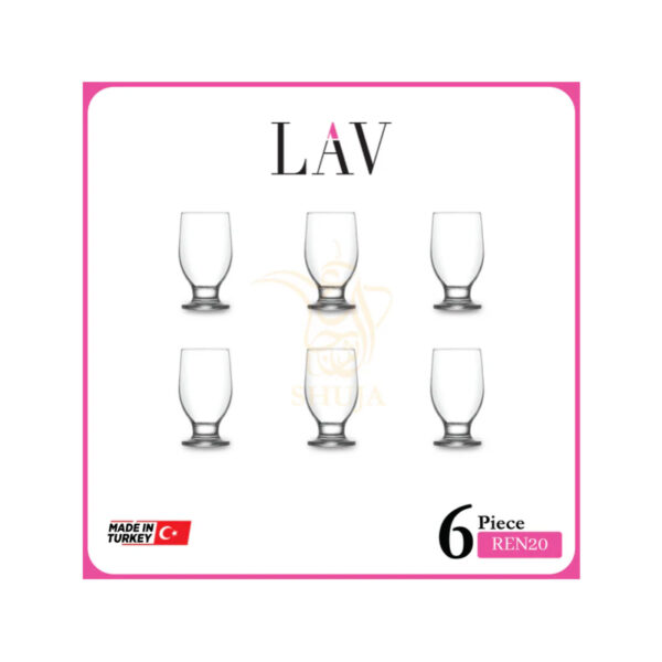 LAV 6PCS TUMBLER SET REN20 Made in Turkey