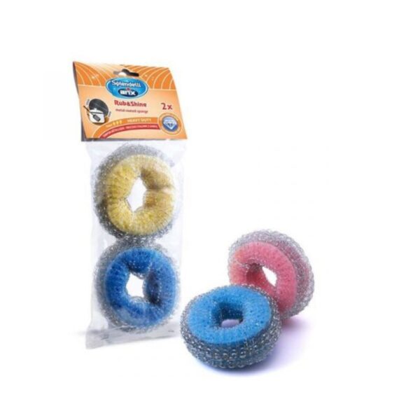 Arix Splendellii Rub & Shine Zinc Coated Wire Sponge
