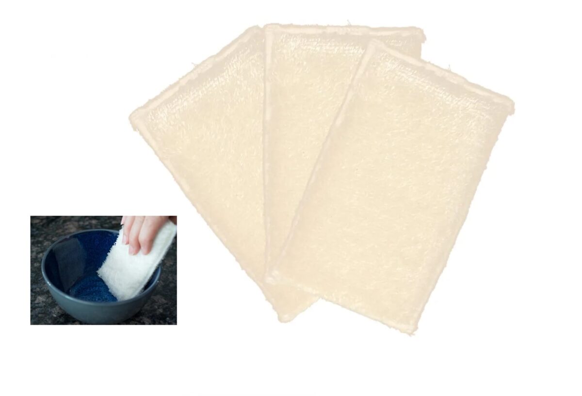 bamboo sponge Bamboo Super Absorbent Kitchen Sponge Set - Image 1