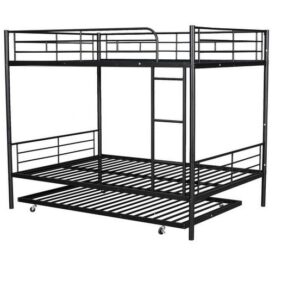 Custom Metal Bunk Bed with Removable Tray