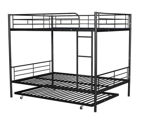 Custom Metal Bunk Bed with Removable Tray