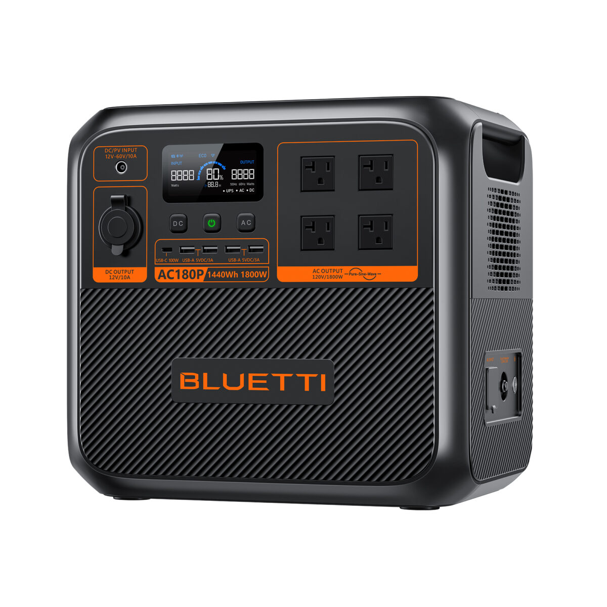 Bluetti AC180P 1800W Portable Power Station - Image 1