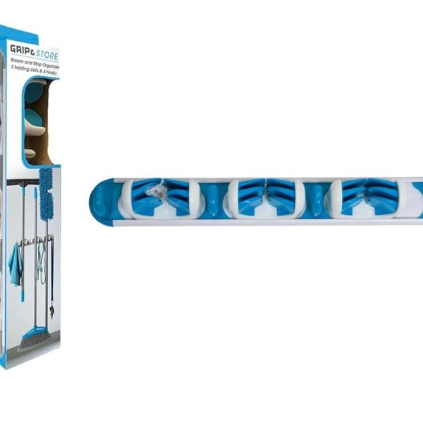 Grip & Store 3 Position Broom Holder