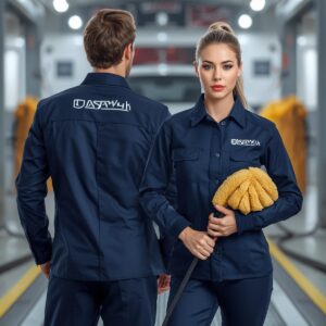 High Quality Custom Workwear / Uniform for CAR WASH Industry (Minimum 10 sets) with printing or embroidery of client's LOGO