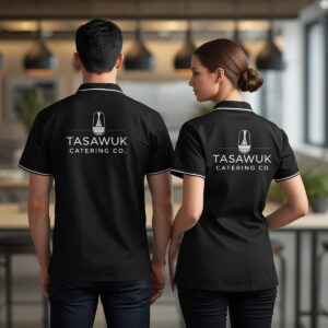 High Quality Custom Workwear / Uniform for CATERING Industry (Minimum 10 sets) with printing or embroidery of client's LOGO