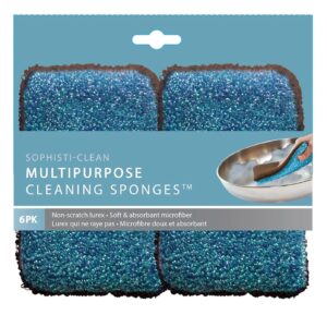 Multipurpose Dual Side Cleaning Sponge Pack of 6pcs