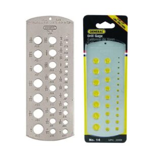 General Tools 14 Holes Drill Gauge