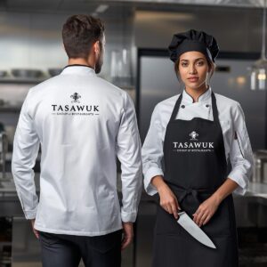 High Quality Custom Workwear / Uniform for RESTAURANT Industry (Minimum 10 sets) with printing or embroidery of client's LOGO