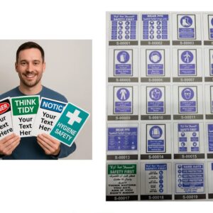 Custom Safety Signage High Resolution Printing in A4 - 1