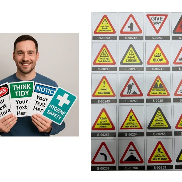 Custom Safety Signage High Resolution Printing in A4 - 11