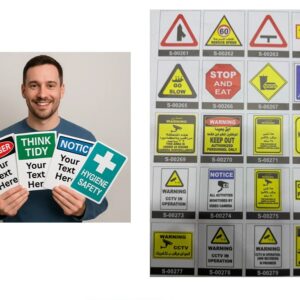 Custom Safety Signage High Resolution Printing in A4 - 12