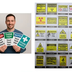 Custom Safety Signage High Resolution Printing in A4 - 15