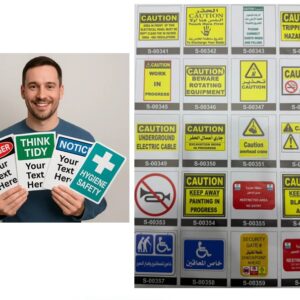 Custom Safety Signage High Resolution Printing in A4 - 16