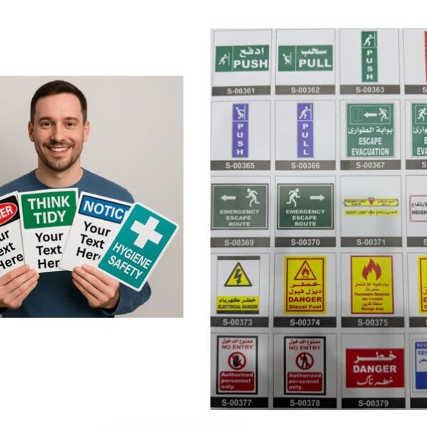 Custom Safety Signage High Resolution Printing in A4 - 17