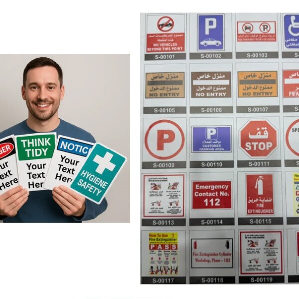 Custom Safety Signage High Resolution Printing in A4 - 19