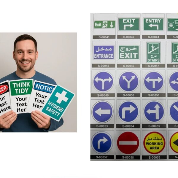 Custom Safety Signage High Resolution Printing in A4 - 2