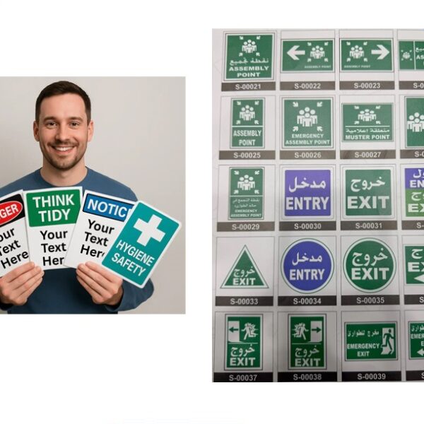 Custom Safety Signage High Resolution Printing in A4 - 3