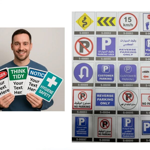 Custom Safety Signage High Resolution Printing in A4 - 4