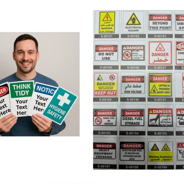 Custom Safety Signage High Resolution Printing in A4 - 8