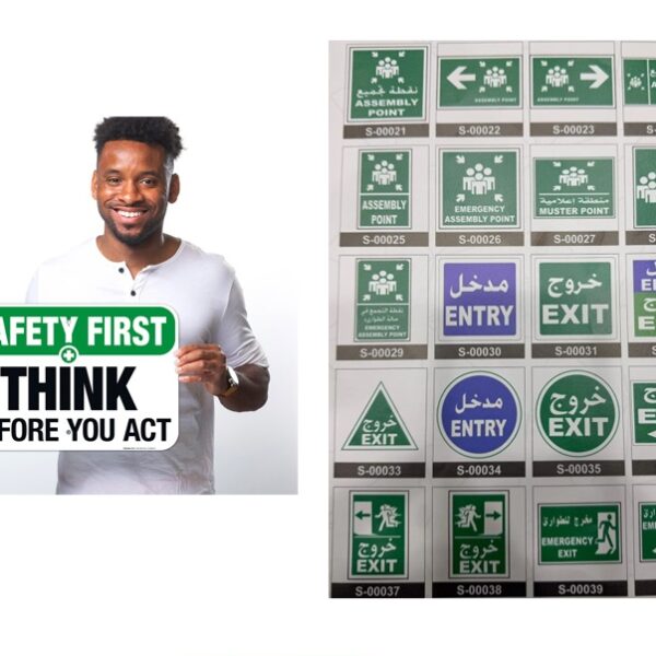 Custom Safety Signage High Resolution Printing in A3 - 3