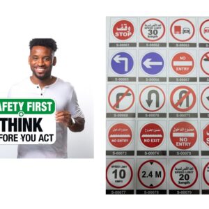 Custom Safety Signage High Resolution Printing in A3 - 5