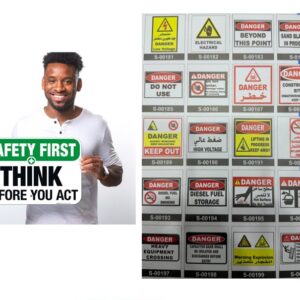Custom Safety Signage High Resolution Printing in A3 - 8