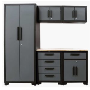 Black & Gray Mini Workstation