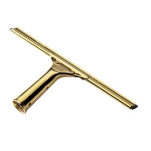 Ettore 12" Pro Series Brass Window Squeegee
