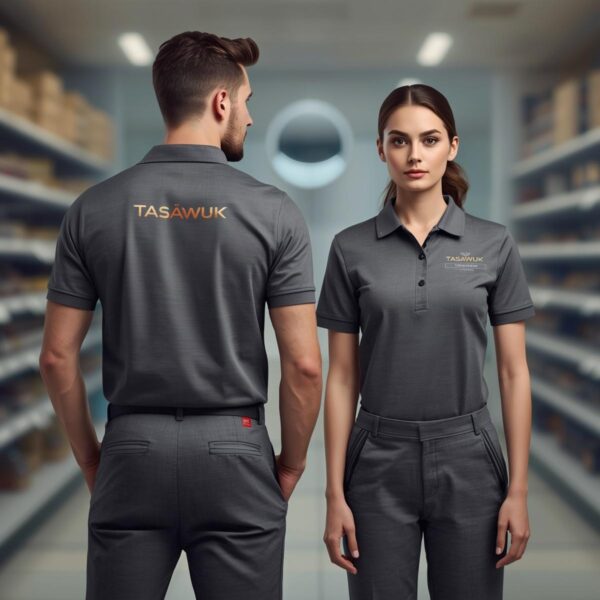 High Quality Custom Workwear / Uniform for SUPERMARKET Industry (Minimum 10 sets) with printing or embroidery of client's LOGO