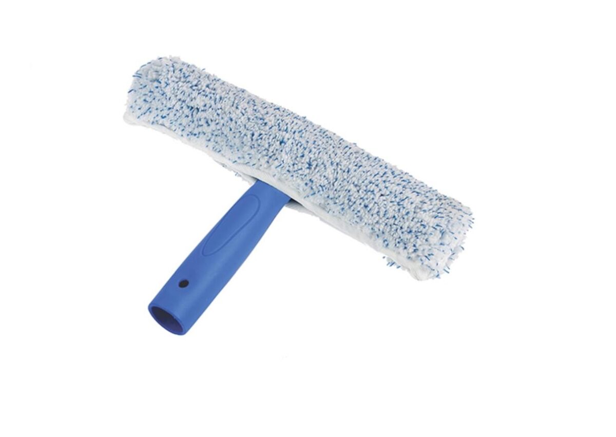 Ettore 10" Mighty Window Washer Micrfiber Glass Cleaning Tool - Image 1