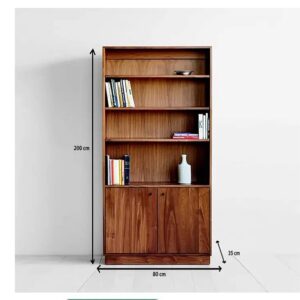 Custom Wooden Book Shelf - 5