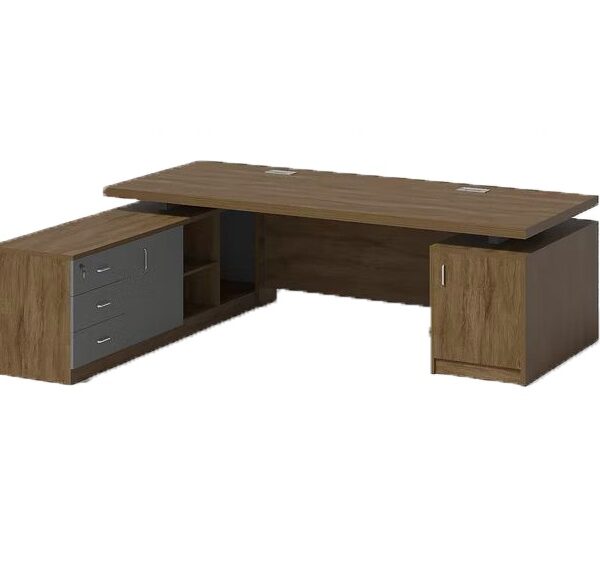 Custom Wooden CEO Desk - 1