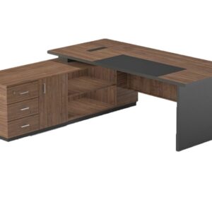 Custom Wooden CEO Desk - 2