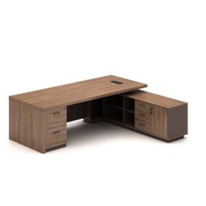 Custom Wooden CEO Desk - 3