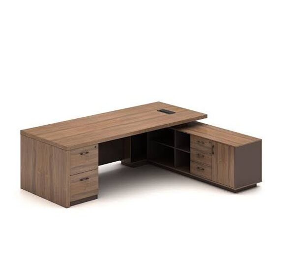 Custom Wooden CEO Desk - 3