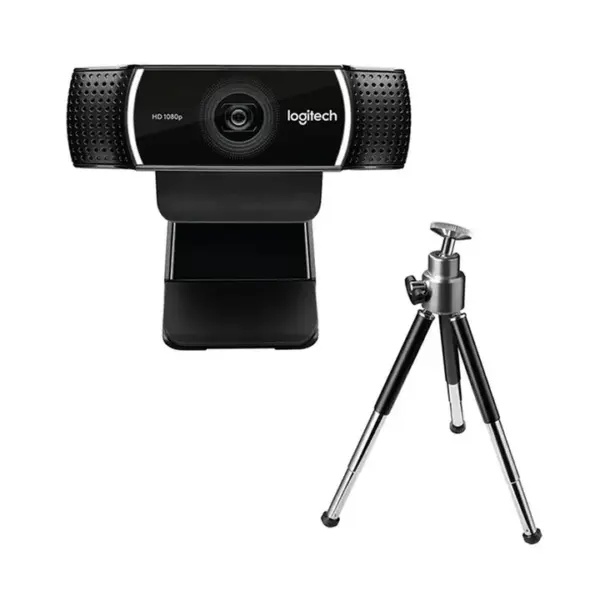 Logitech C922 Pro Stream Full HD 1080p Webcam With Tri-Pod - Black